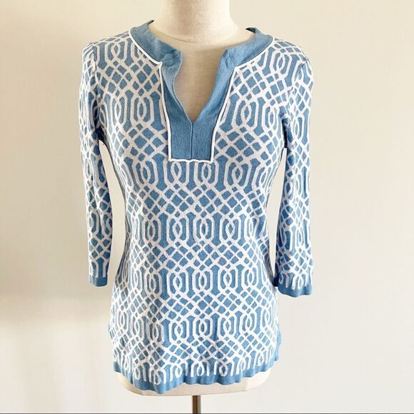 J. McLaughlin V-neck Sweater Pull Over Top Small - Picture 1 of 8